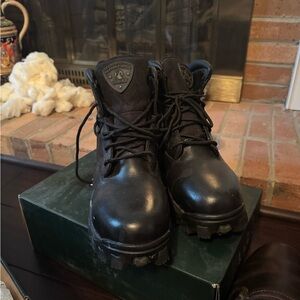 Rugged Black Tactical Boots